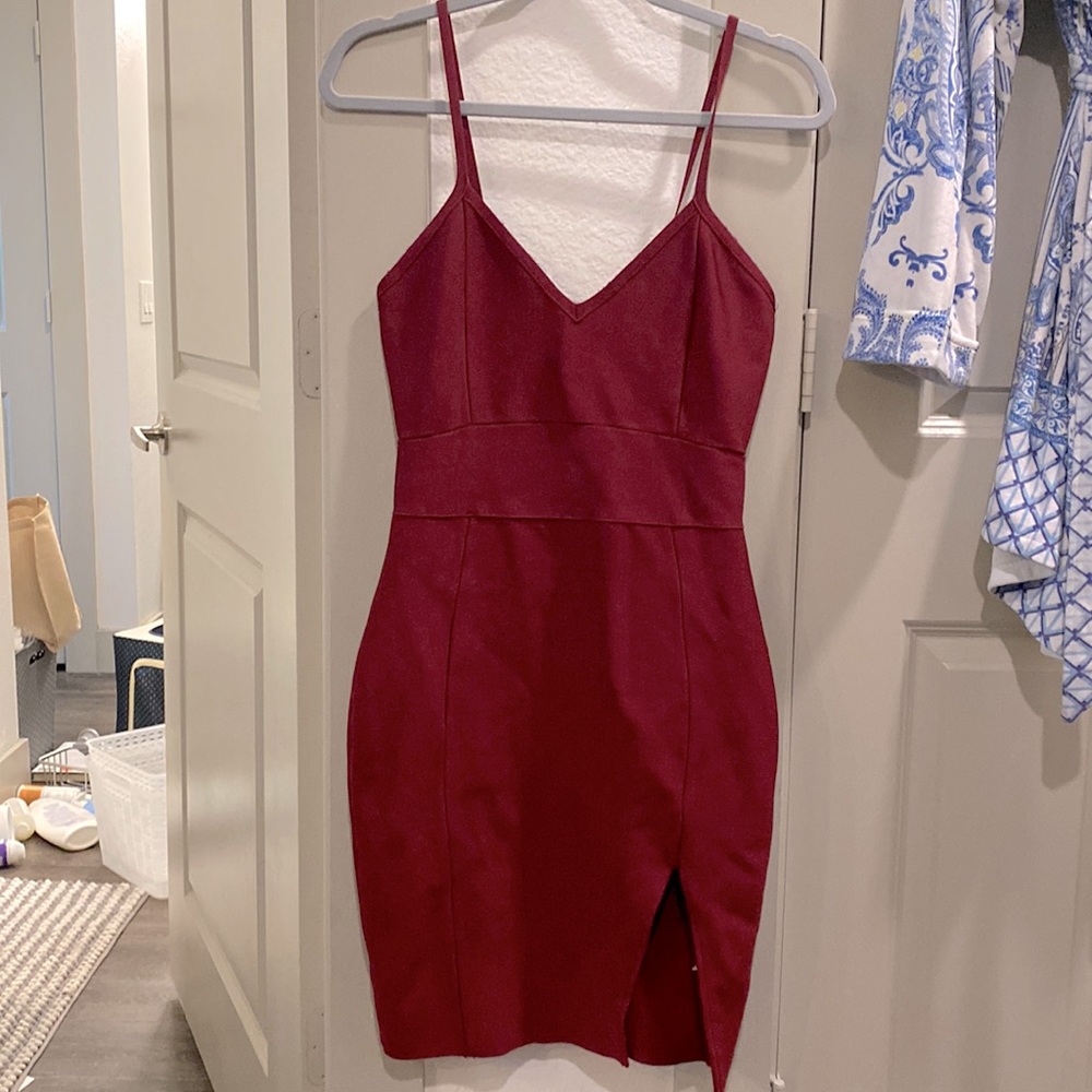 Red beautiful dress